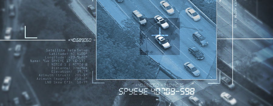 Surveillance camera on traffic in Phoenix Arizona